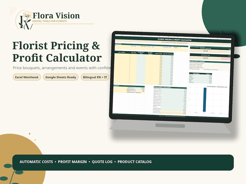 Anteprima del Florist Pricing Calculator di Flora Vision
